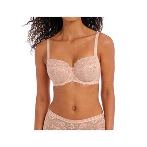 Freya Women's Offbeat Underwire Side Support Bra Natural Beige 32DD US NWT